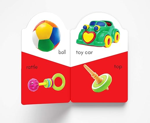 My early learning book of Toys: Attractive Shape Board Books For Kids - Aaram Parents