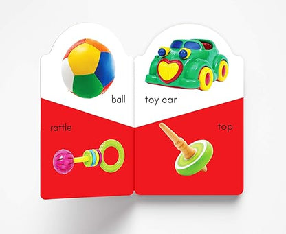 My early learning book of Toys: Attractive Shape Board Books For Kids - Aaram Parents