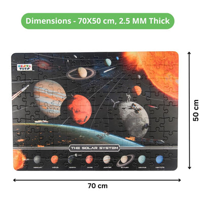 Nesta Toys - Educational Jumbo Jigsaw Puzzles (108 Pcs) - 4 Variants: Periodic Table, Solar System, World Map & Aquatic Life