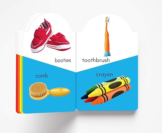 My early learning book of Baby Objects: Attractive Shape Board Books For Kids - Aaram Parents