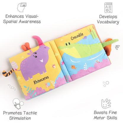 Intellibaby Sensory Book for Babies ( Farm Tails and Wild Tales Variants)