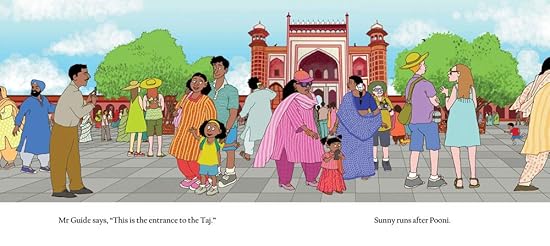 Pooni at the Taj Mahal - Aaram Parents