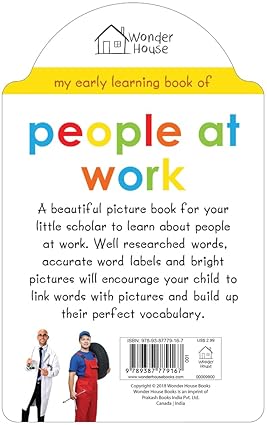 My Early Learning Book of People At Work: Attractive Shape Board Books For Kids - Aaram Parents