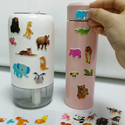 Chocozone 32 Reusable PVC Stickers Book Waterproof Stickers Toys (4 Variants)