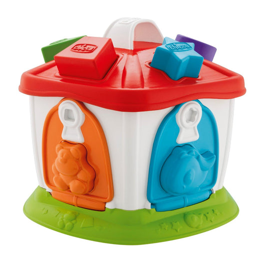 Chicco 2 in 1 Animal Cottage Shape Sorter Toy for Kids