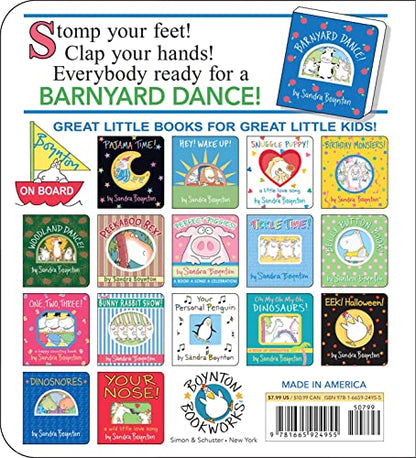 Barnyard Dance! - Boynton on Board by Sandra Boynton