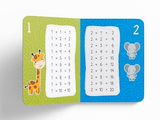 My First Padded Board Books of Times Table: Multiplication Tables From 1 - 20 - Aaram Parents