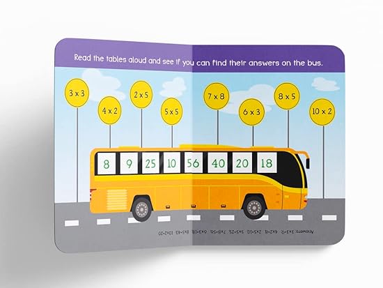 My First Padded Board Books of Times Table: Multiplication Tables From 1 - 20 - Aaram Parents