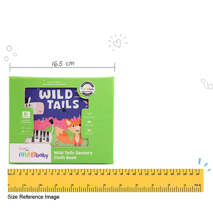 Intellibaby Sensory Book for Babies ( Farm Tails and Wild Tales Variants)