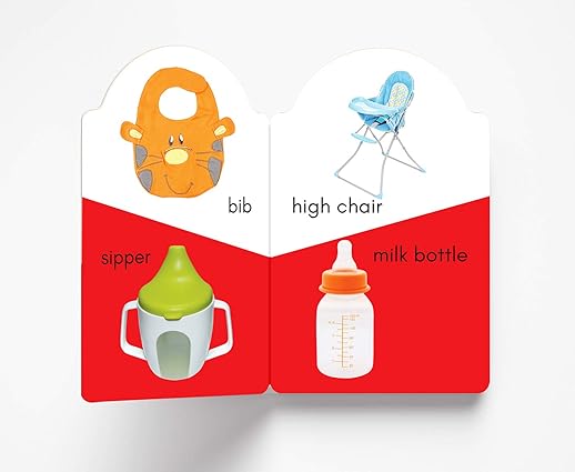 My early learning book of Baby Objects: Attractive Shape Board Books For Kids - Aaram Parents