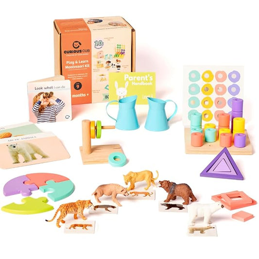 Curious Cub Montessori Wooden Toys Learning Game Level 9