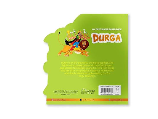 My First Shaped Board Book: Goddess Durga - Aaram Parents