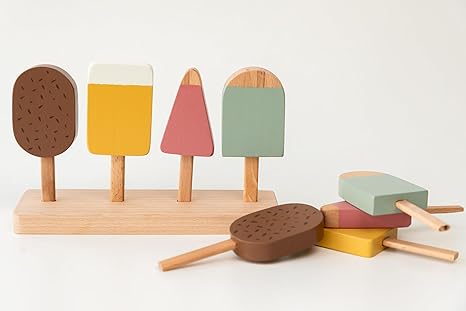 BIRCH & BUG Pretend Play Popsicles Set - Aaram Parents