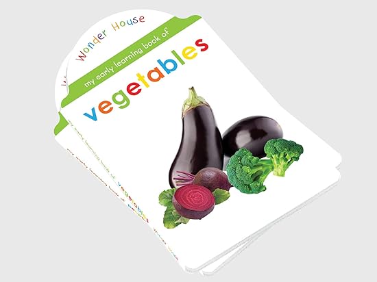 My Early Learning Book of Vegetables: Attractive Shape Board Books For Kids - Aaram Parents