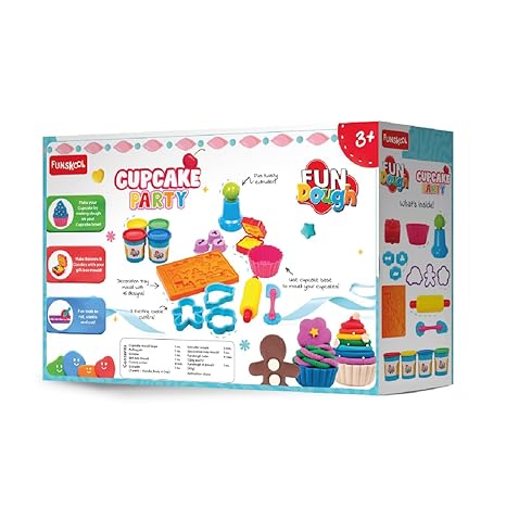 Funskool Cup Cake Party Play Dough Kit - Aaram Parents