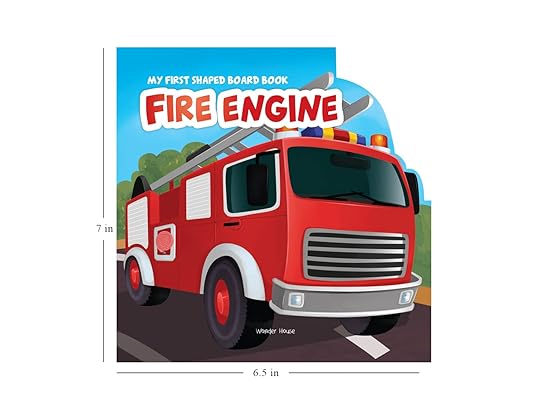 My First Shaped Board Books For Children: Transport - Fire Engine - Aaram Parents