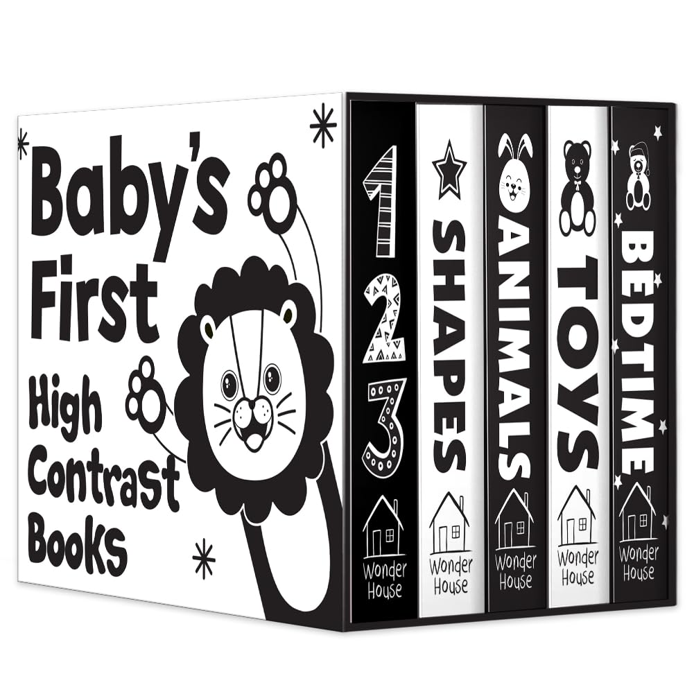 BabyÃƒÆ’Ã‚Â¢ÃƒÂ¢Ã¢â‚¬Å¡Ã‚Â¬ÃƒÂ¢Ã¢â‚¬Å¾Ã‚Â¢s First High-Contrast Books Boxed Set [Box Set of 5]