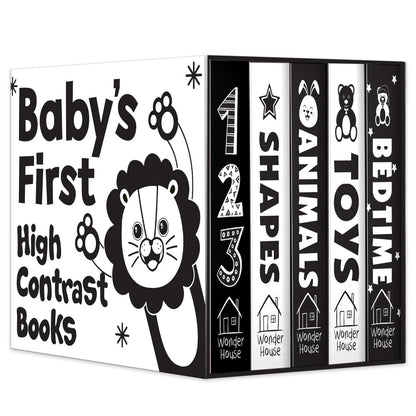 BabyÃƒÆ’Ã‚Â¢ÃƒÂ¢Ã¢â‚¬Å¡Ã‚Â¬ÃƒÂ¢Ã¢â‚¬Å¾Ã‚Â¢s First High-Contrast Books Boxed Set [Box Set of 5]