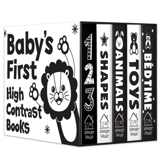 BabyÃƒÆ’Ã‚Â¢ÃƒÂ¢Ã¢â‚¬Å¡Ã‚Â¬ÃƒÂ¢Ã¢â‚¬Å¾Ã‚Â¢s First High-Contrast Books Boxed Set [Box Set of 5]
