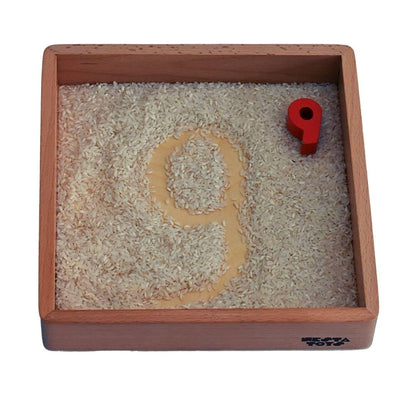Nesta Toys Montessori-Inspired Sensory Tools: Bin Tools (6 Pcs), Bin Tools with Tray (7 Pcs), Sand Writing Tray, Dough Tool Set