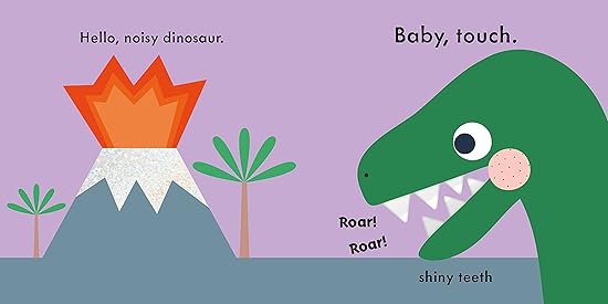 Baby Touch: Dinosaurs: A touch-and-feel playbook - Aaram Parents