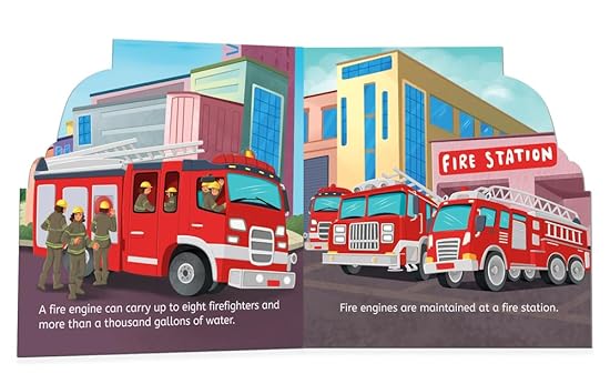My First Shaped Board Books For Children: Transport - Fire Engine - Aaram Parents