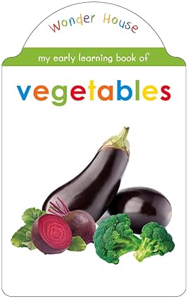My Early Learning Book of Vegetables: Attractive Shape Board Books For Kids - Aaram Parents