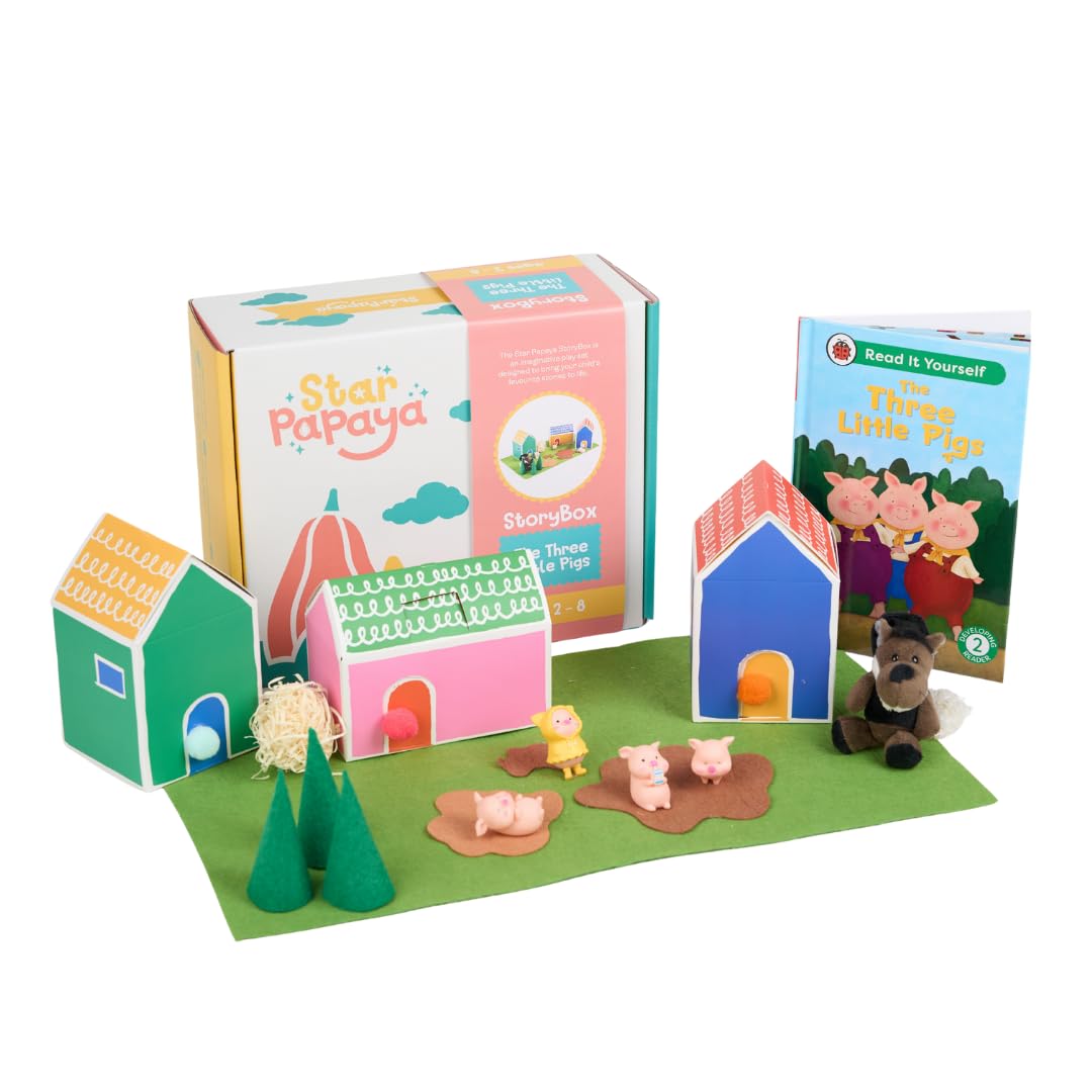 Star Papaya- The Three Little Pigs Storybox