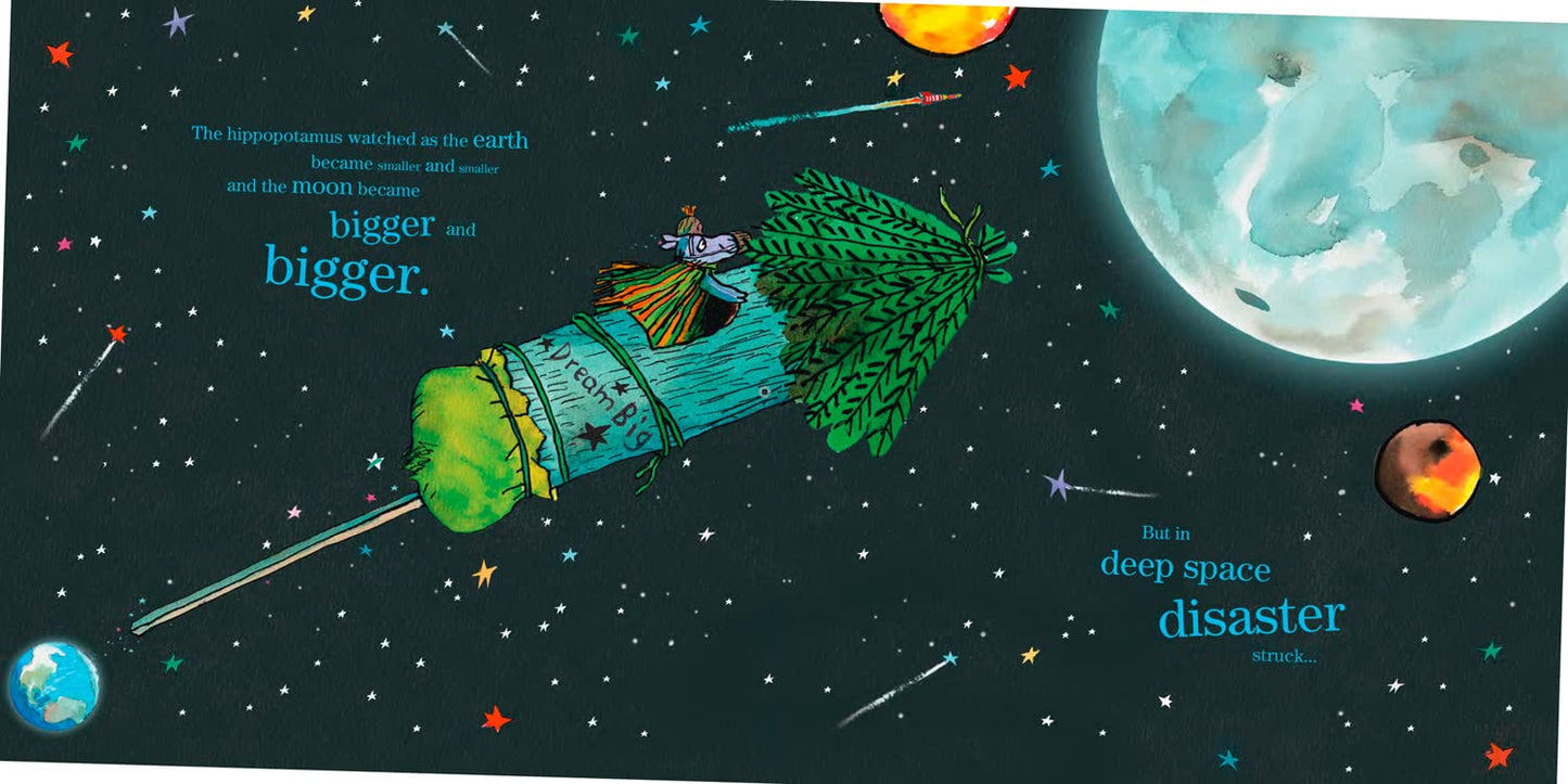 The First Hippo on the Moon