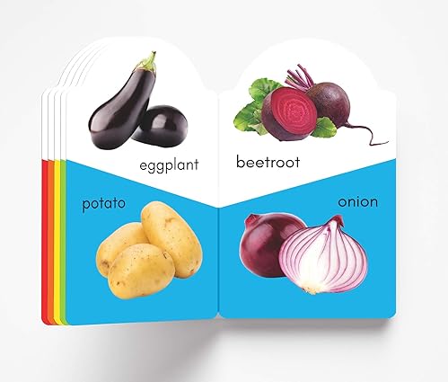 My Early Learning Book of Vegetables: Attractive Shape Board Books For Kids - Aaram Parents