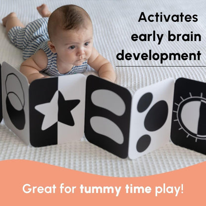 Curious Cub Montessori Flash Cards for Babies & Infants | Visual Stimulation & Sensory Development for 0-12 Months | Fun & Easy Learning for Toddlers | High Contrast Black and White Flashcards