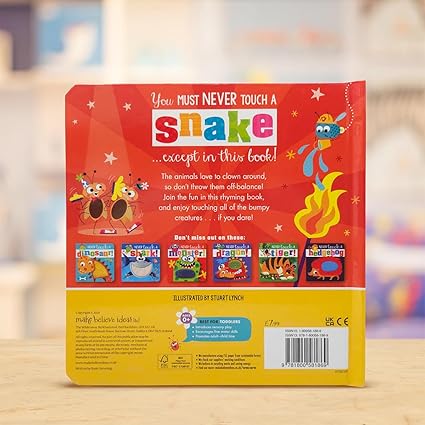 Never Touch A Snake! (Silicone Touch-And-Feel) - Aaram Parents