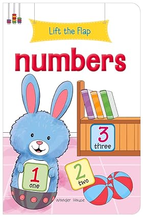 Lift the Flap - Numbers : Early Learning Novelty Board Book For Children - Aaram Parents