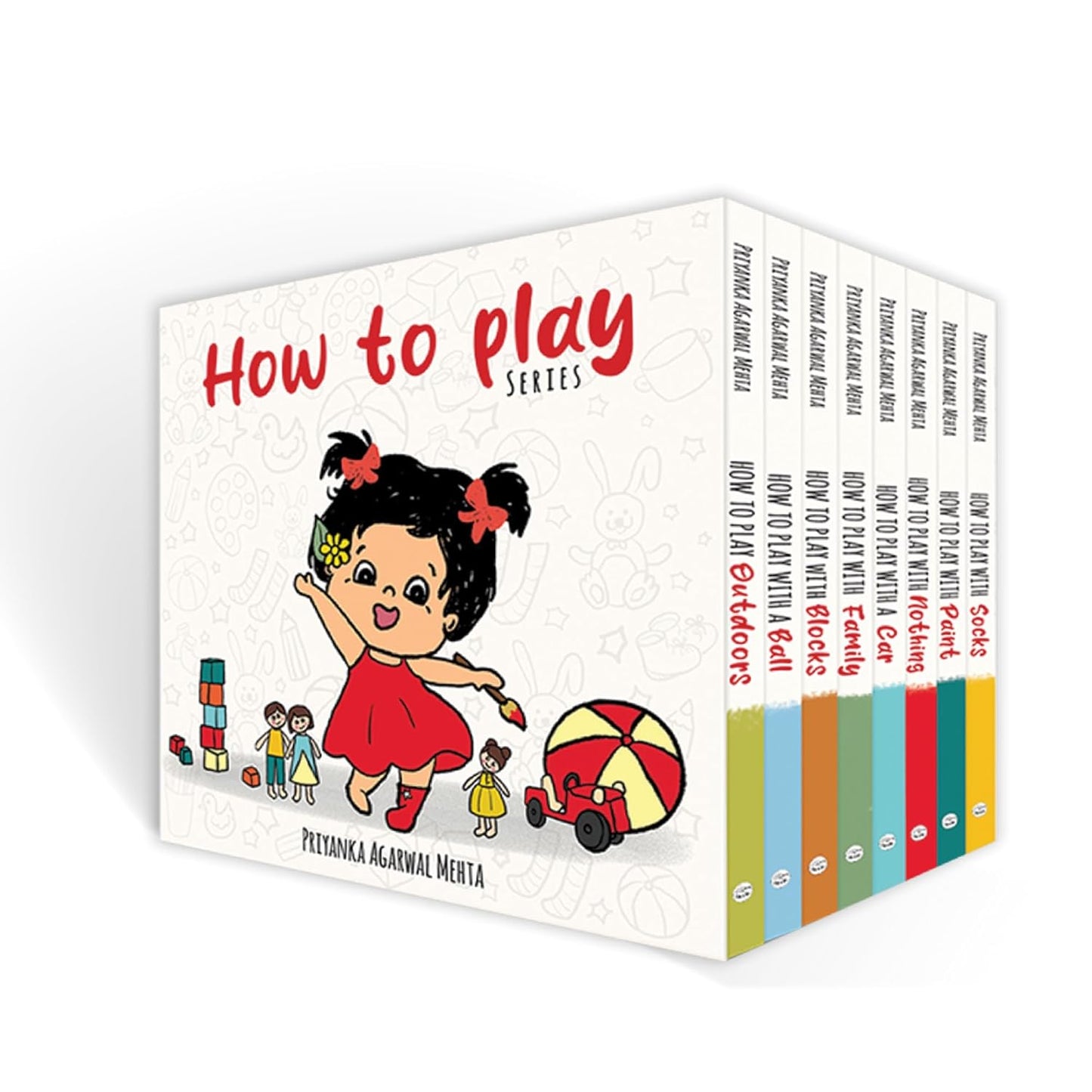 How to Play Series by Sam & Mi - Box Set of 8 Board Books for Kids