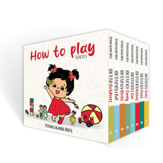 How to Play Series by Sam & Mi - Box Set of 8 Board Books for Kids
