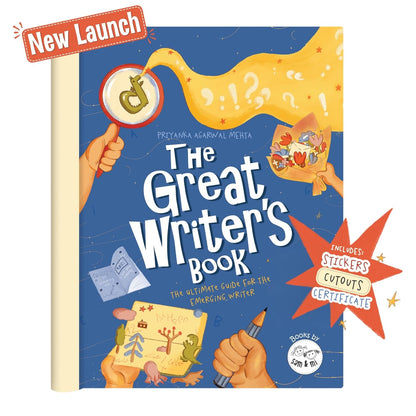 The Great Writer's Book for Kids -  Creative Activity Book for Budding Writers