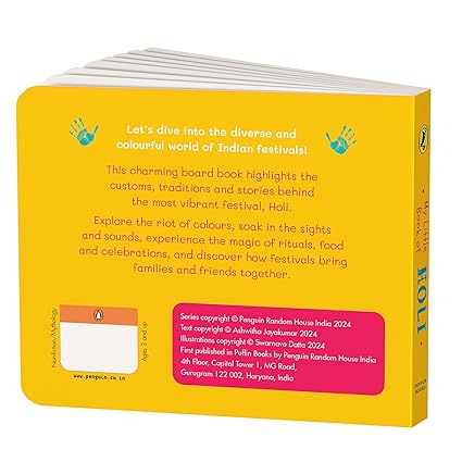 My Little Book of Holi - Aaram Parents