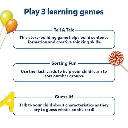 Skillmatics Thick Language Skills Flash Cards for Toddlers - Aaram Parents
