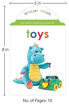 My early learning book of Toys: Attractive Shape Board Books For Kids - Aaram Parents