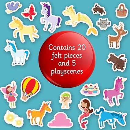 Soft Felt Play Books: Unicorns - Aaram Parents