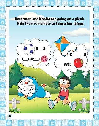 Alphabets With Doraemon Activity Book - Aaram Parents