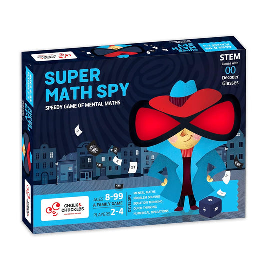 Chalk & Chuckles- Super Math Spy Board Game
