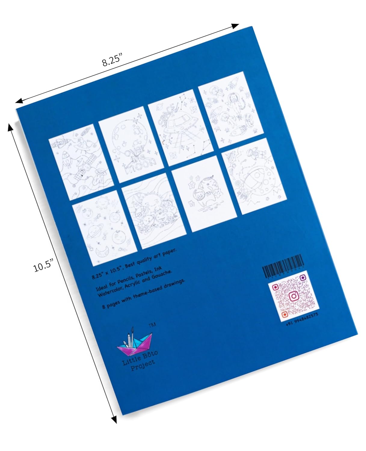 Little Boto Project- Happy Space - Children's Coloring Books