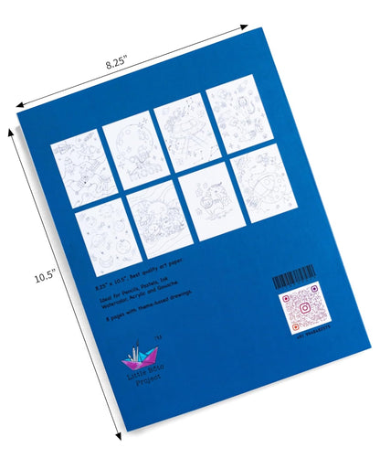 Little Boto Project- Happy Space - Children's Coloring Books