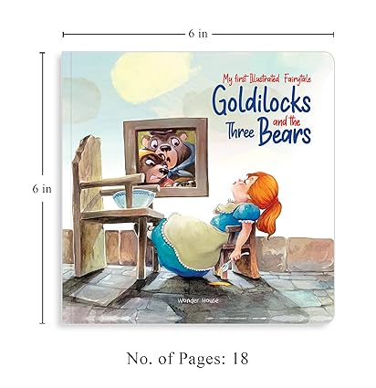 My first Illustrated Fairytale Board Book - Goldilocks and the Three Bears Board Book - Aaram Parents