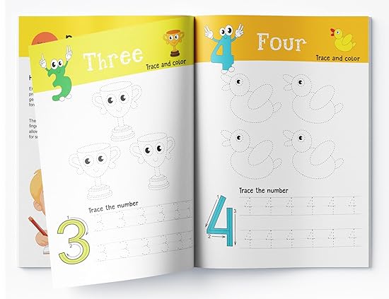 Preschool Activity Book: 123 - Numbers 1-10 Tracing Book For Kids - Aaram Parents