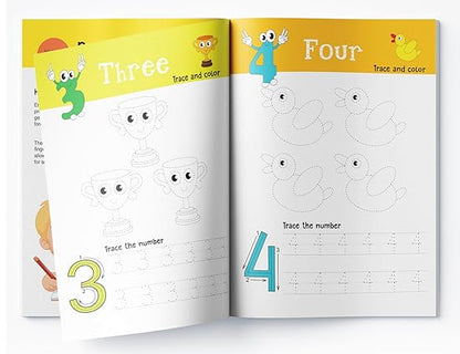 Preschool Activity Book: 123 - Numbers 1-10 Tracing Book For Kids - Aaram Parents