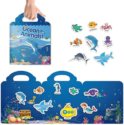 Chocozone 32 Reusable PVC Stickers Book Waterproof Stickers Toys (4 Variants)