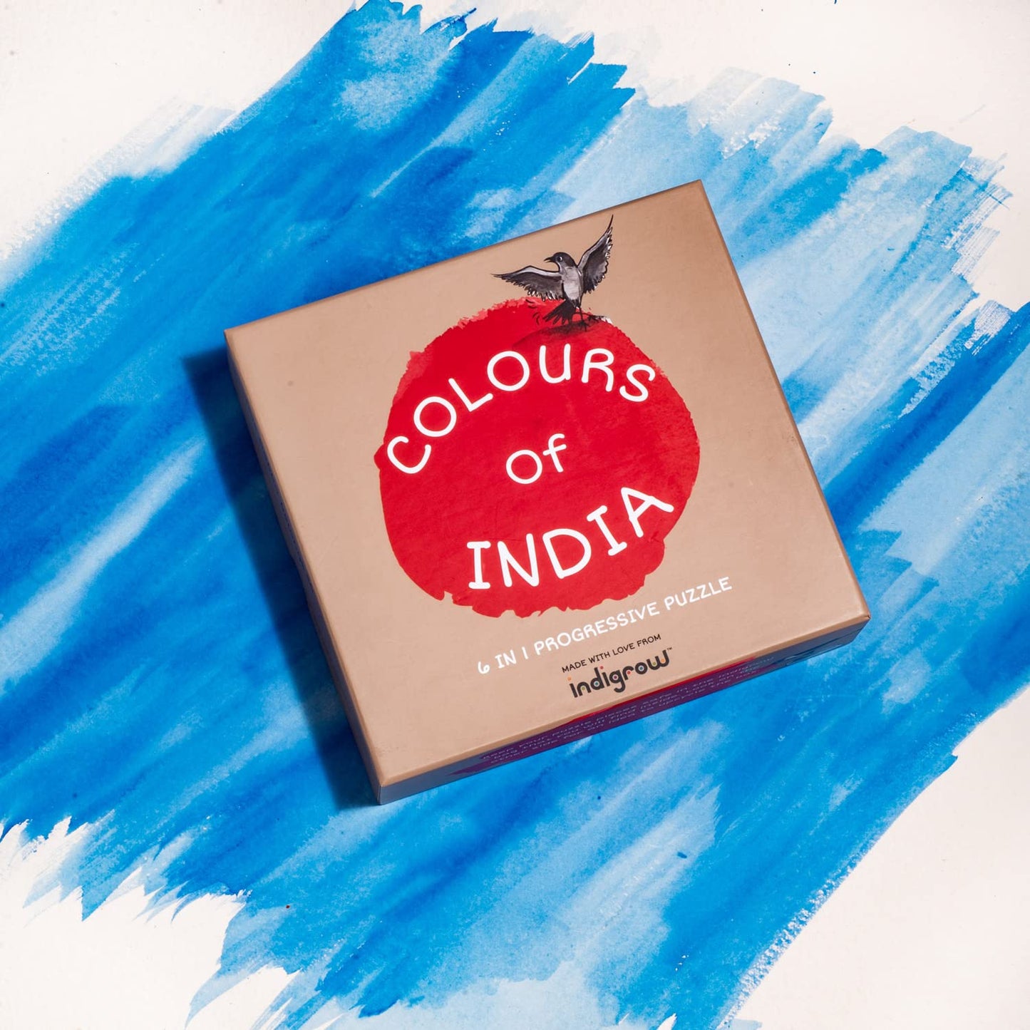 Indigrow Colours of India Progressive Puzzle (1.5-4yrs)