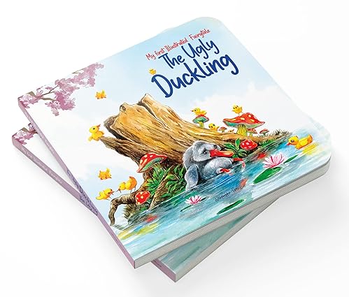 My first Illustrated Fairytale Board Book - The Ugly Duckling Board Book - Aaram Parents
